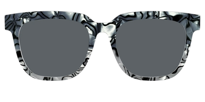 The Polarized Zebra Pearl Split Sun Top