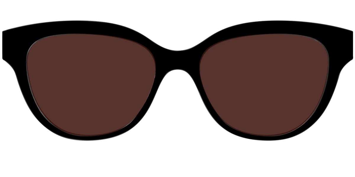 The Black with Brown Golf lens