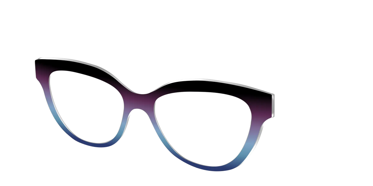 The Dark Magenta to Cerulean Gradient