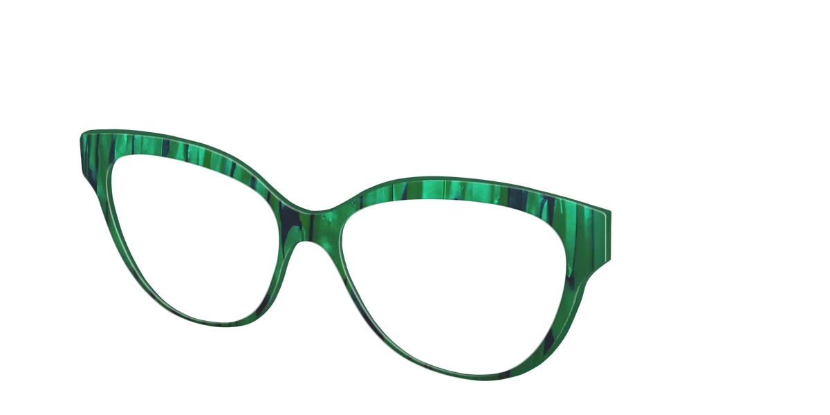 The Emerald Moire Stripes