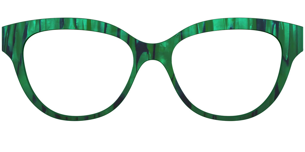 The Emerald Moire Stripes