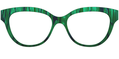 The Emerald Moire Stripes