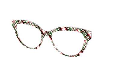 The Evergreen Plaid with Foil Crystal