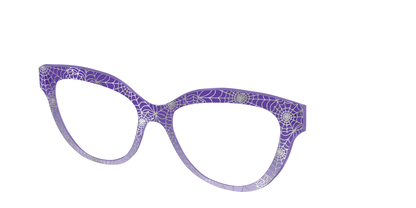 The Holographic Purple Webbed Crystal