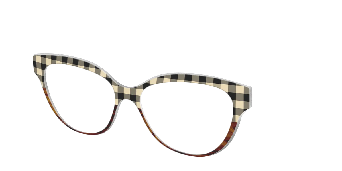 The Ivory Plaid Wood Split