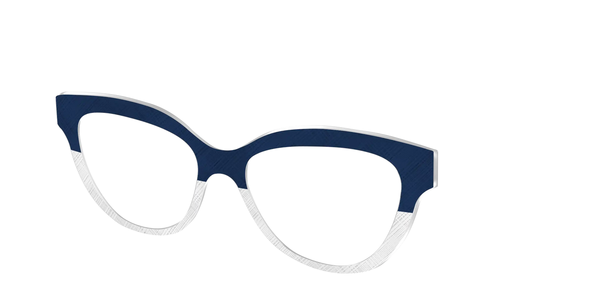 The Navy Plaid Crystal Split