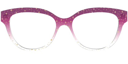 The Pink Ombre Gold Foil Crystal