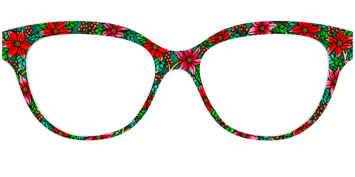 The Poinsettia Stained Glass