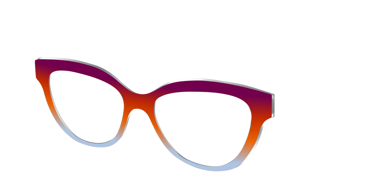 The Raspberry to Periwinkle Gradient