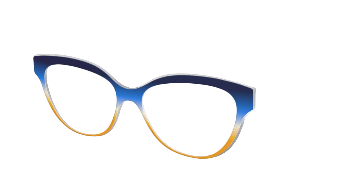The Royal Blue to Gold Gradient