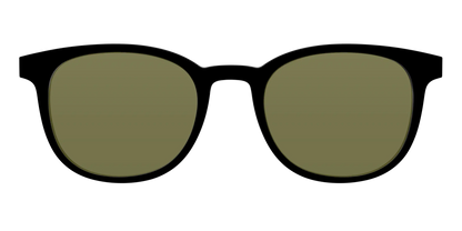 The Black with Green Racquet Sport lens