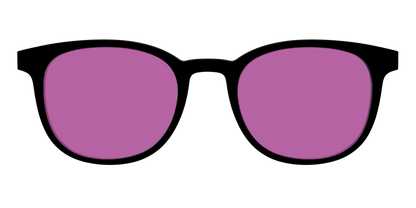The Black with Violet Golf lens