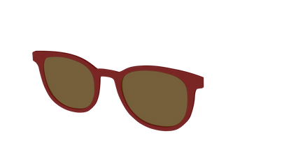 The Polarized Burgundy Sun Top