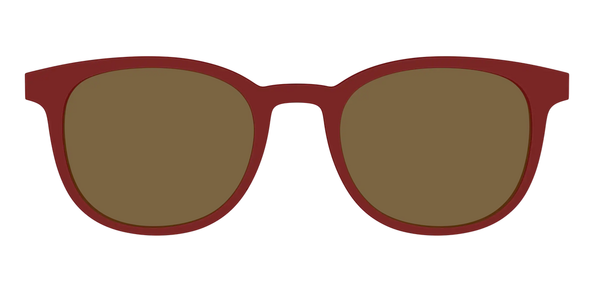 The Polarized Burgundy Sun Top