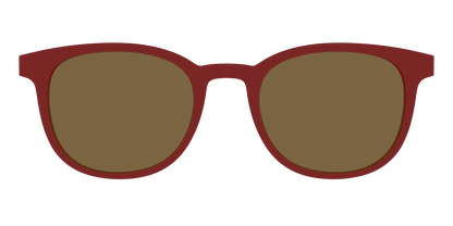 The Polarized Burgundy Sun Top