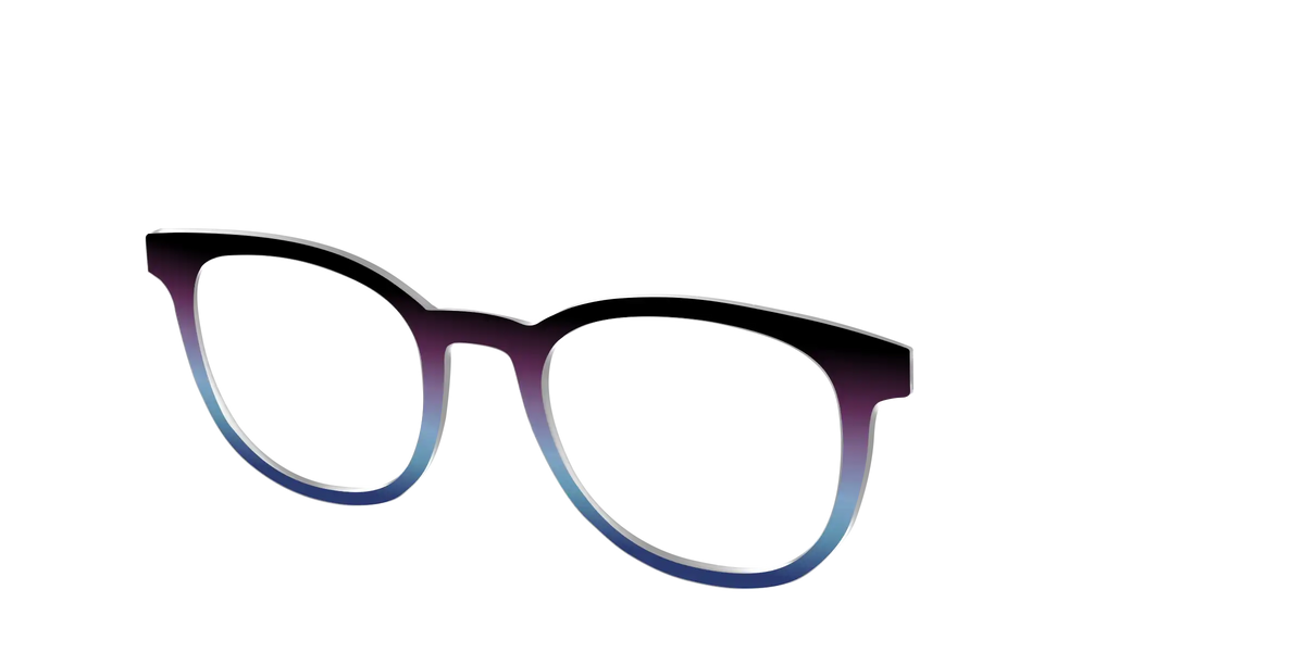 The Dark Magenta to Cerulean Gradient