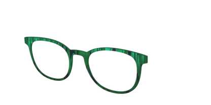 The Emerald Moire Stripes