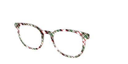 The Evergreen Plaid with Foil Crystal