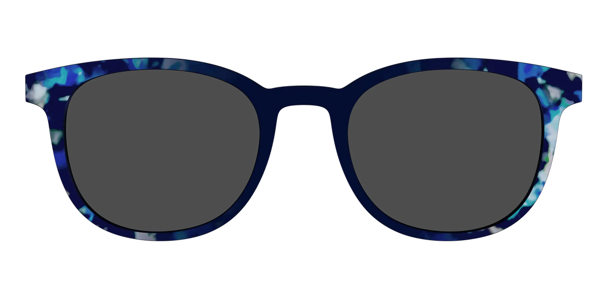 The Polarized Indigo Tortoise Sun Top
