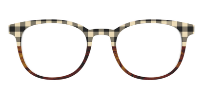 The Ivory Plaid Wood Split