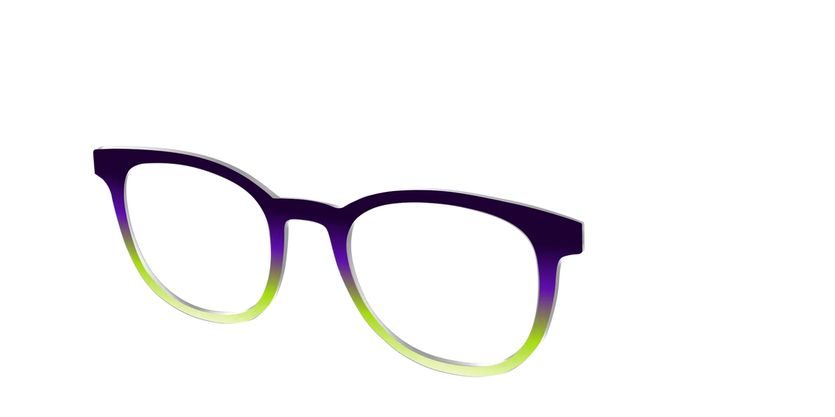 The Midnight to Electric Lime Gradient