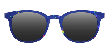The Polarized Navy Holographic Bubbles Sun Top