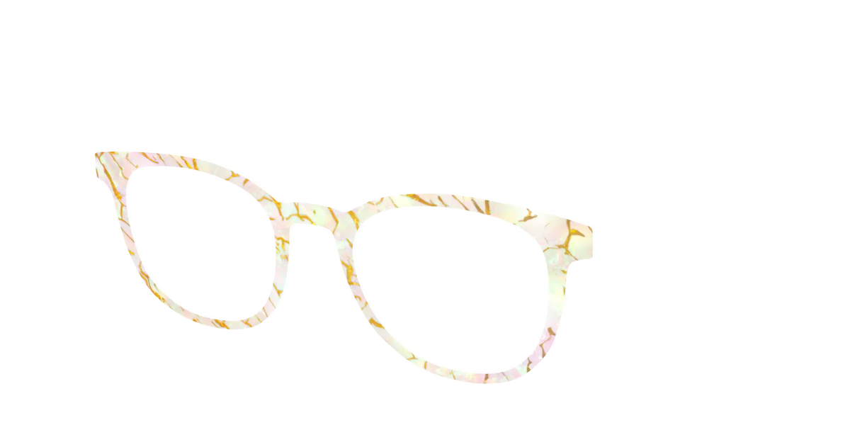 The Opalescent Pearl with Gold Streaks