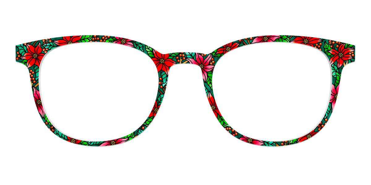 The Poinsettia Stained Glass