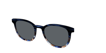 The Polarized Blue Horn Tortoise Sun Top