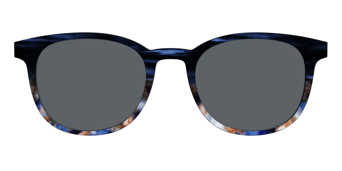 The Polarized Blue Horn Tortoise Sun Top