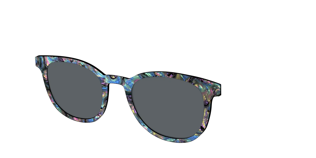 The Polarized Midnight Abalone Sun Top