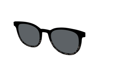 The Polarized Shaded Tortoise Sun Top