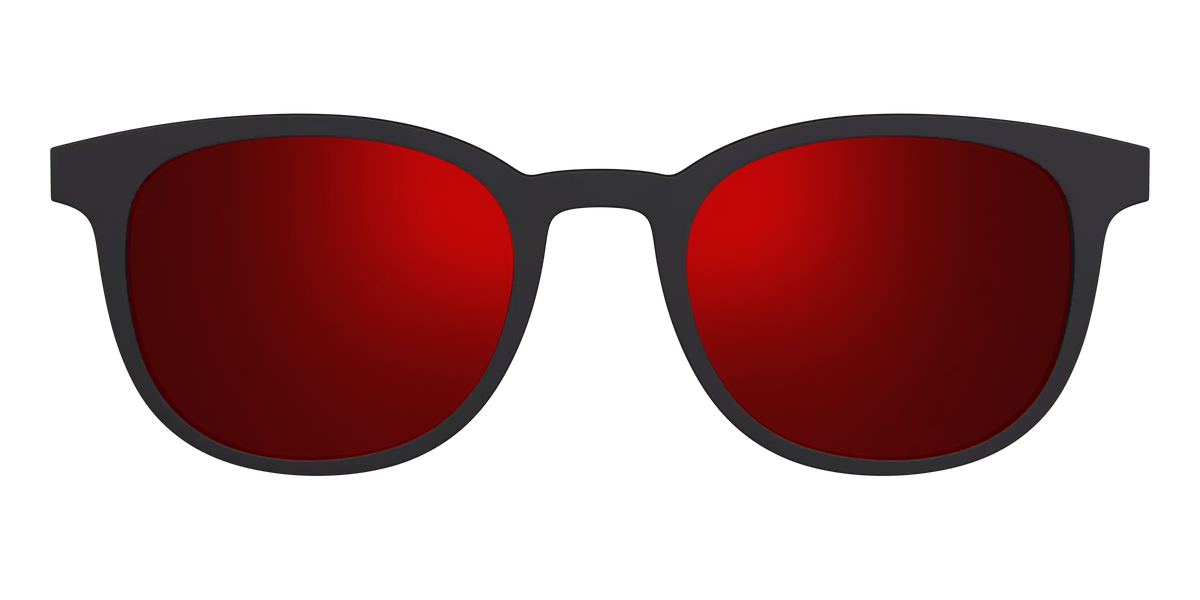 The Polarized Red Reflective Sun Top