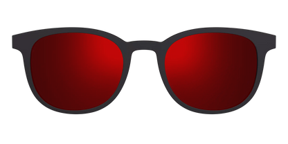 The Polarized Red Reflective Sun Top