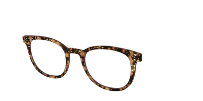 The Sandalwood Tortoise with Gold Foil
