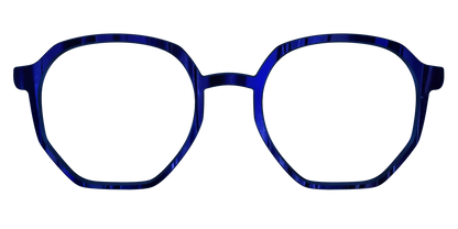 The Indigo Moire Stripes