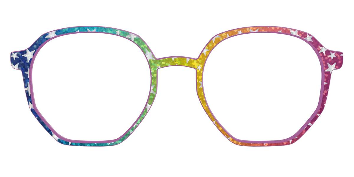 The Iridescent Rainbow Stars