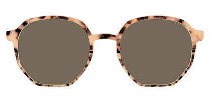 The Polarized Bisque Tortoise Split Sun Top