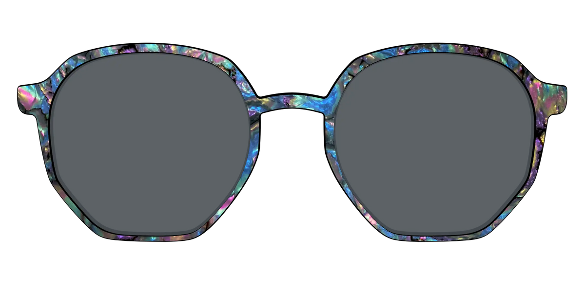 The Polarized Midnight Abalone Sun Top