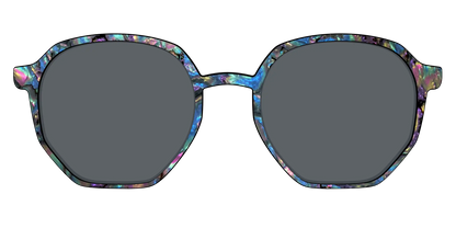 The Polarized Midnight Abalone Sun Top