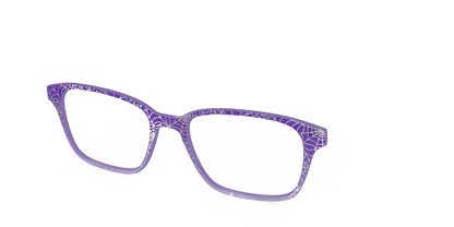 The Holographic Purple Webbed Crystal