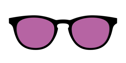 The Black with Violet Golf lens