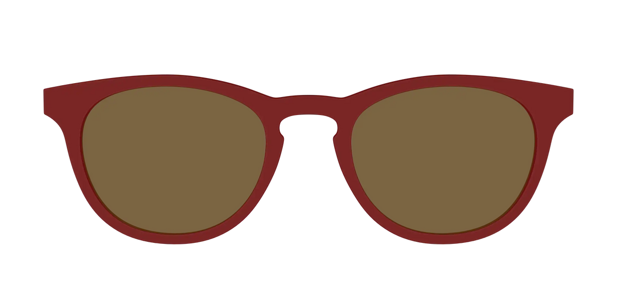 The Polarized Burgundy Sun Top