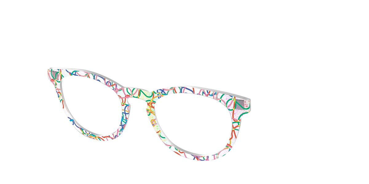 The Celebration Streamers Holographic Crystal