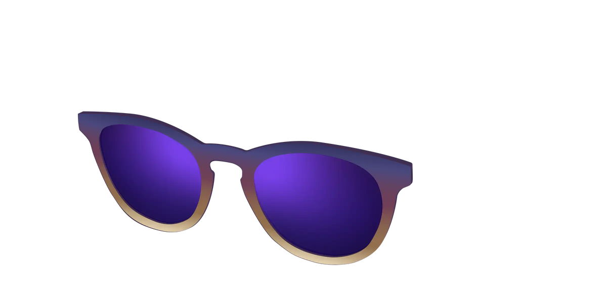The Polarized Dusk to Dawn Gradient Sun Top