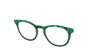 The Emerald Moire Stripes