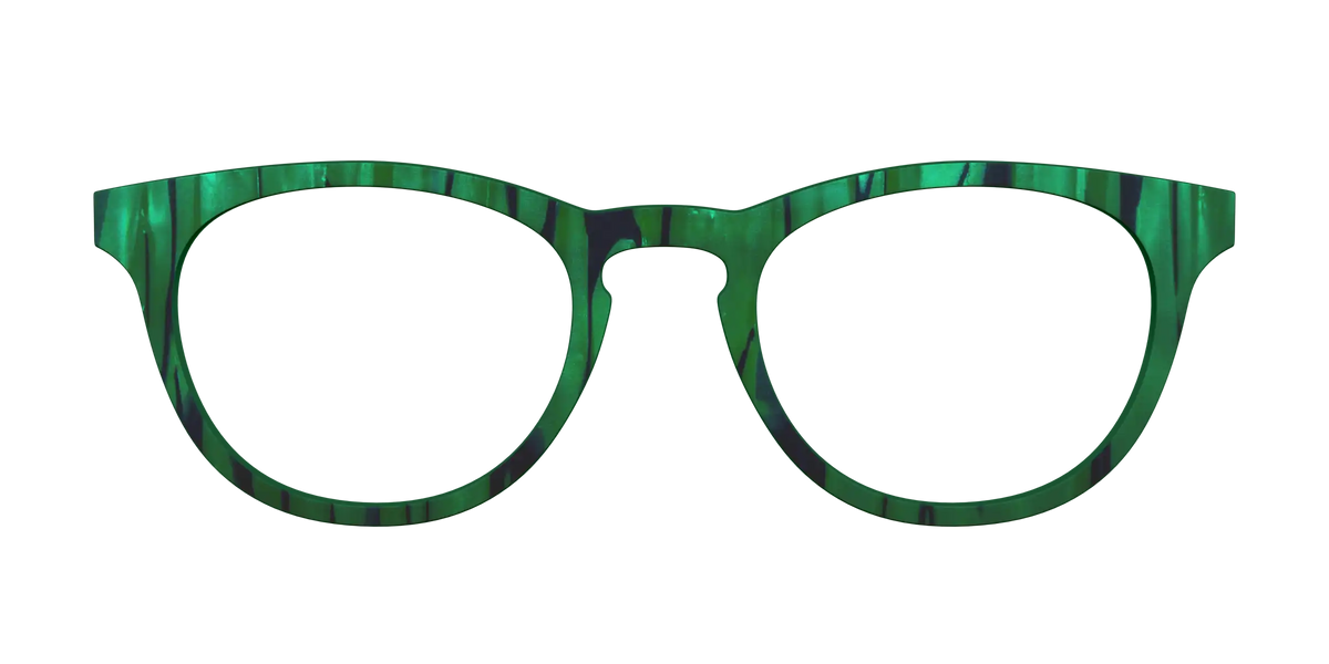 The Emerald Moire Stripes