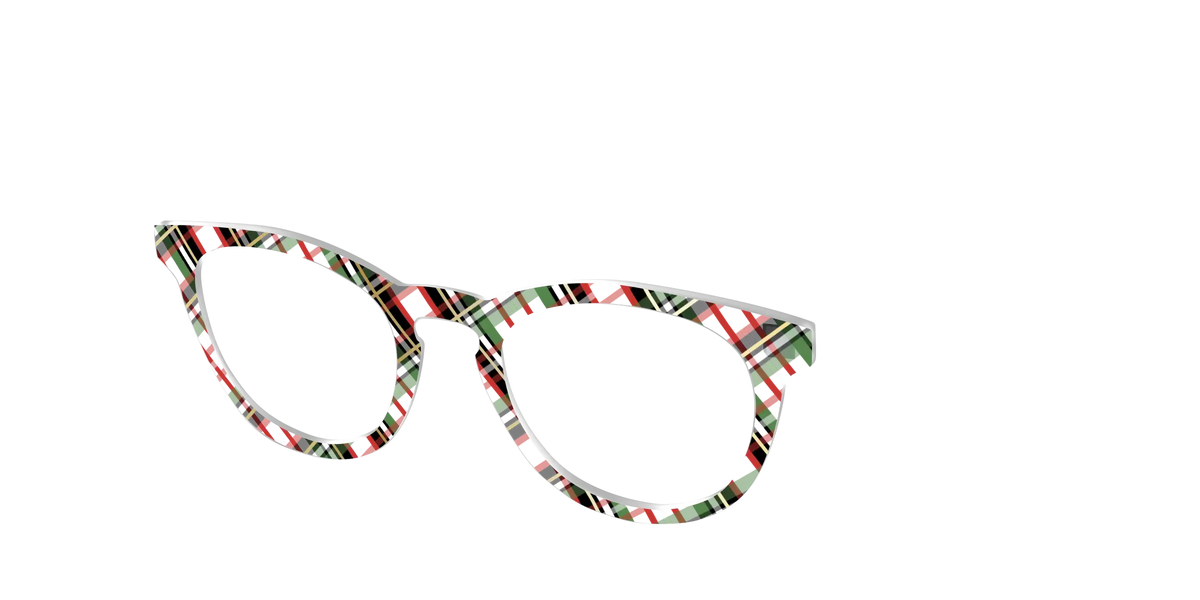 The Evergreen Plaid with Foil Crystal