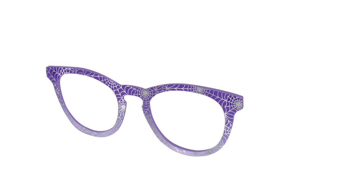 The Holographic Purple Webbed Crystal