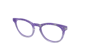 The Holographic Purple Webbed Crystal